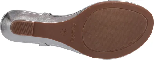 Vista 4 de DREAM PAIRS Sandalias Aditi de vestir de cuña baja para mujer.