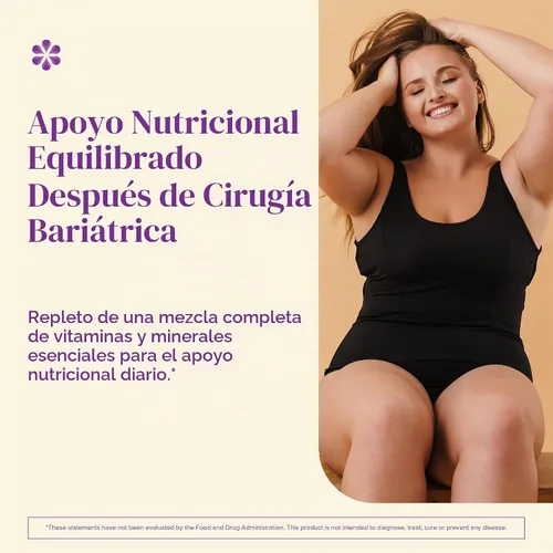 Vista 3 de BariMelts Multivitamin, vitaminas solubles para personas con sobrepeso, sin azúcar, sabor natural de frutas, sin OMG, tabletas de disolución rápida
