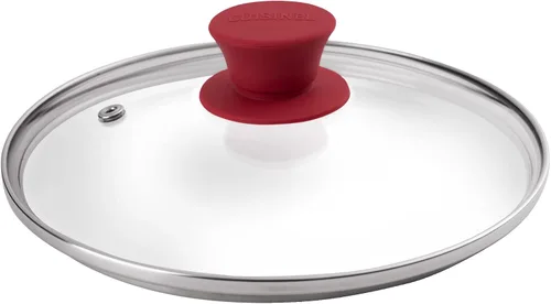 Vista 22 de Cuisinel Tapa de cristal – 6 pulgadas – Compatible con Lodge – Funda de repuesto templada totalmente montada – Apto para horno para sartenes – Para