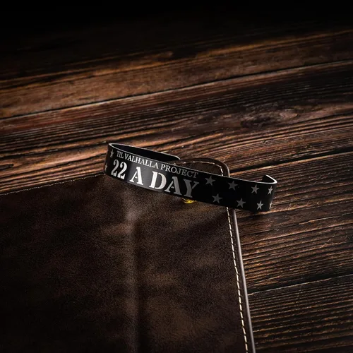 Vista 2 de Til Valhalla Project Pulsera conmemorativa 22 A Day