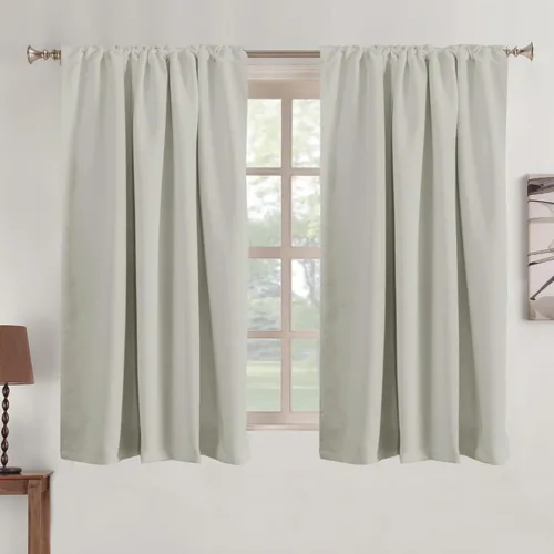Vista 81 de Turquoize Cortinas Opacas con Aislamiento Térmico Paneles de Tratamiento de Ventanas con Bolsillo para Barra Paneles de Ventana para Ventanas