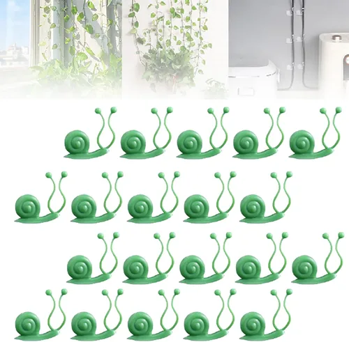 Vista 14 de Clips de pared para escalada de plantas, clips de soporte para plantas 2025, clips de jardín reutilizables, clips de soporte para plantas