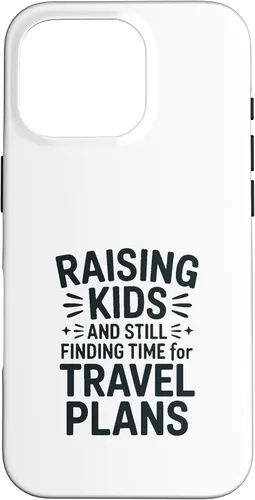 Vista 20 de Raising Kids and Still Finding Time for Travel Plans Case for iPhone 17