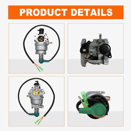 Vista 6 de HUAYI P27-2 Carburador para Honda EM5000SX EB5000 EM6500SX EB6500 EW171 EB3500 EB3800X EM3500X EM3500SX EM3800SX EW140 y GX340 GX390 Generador