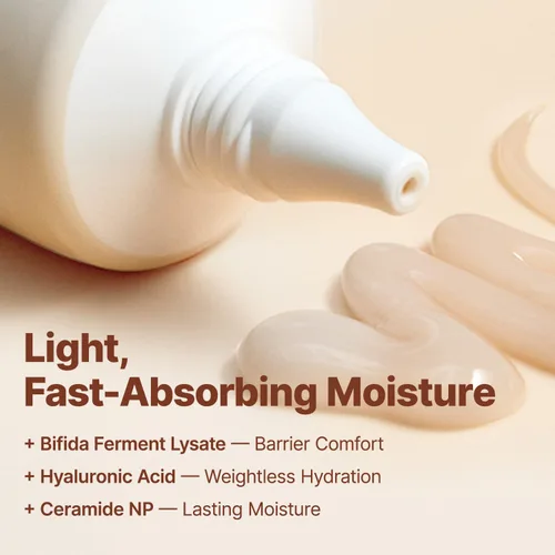 Vista 3 de MANYO Bifida Biome Aqua Barrier Cream, hidratante facial, 2.7 onzas líquidas Crema hidratante de barrera para todo tipo de piel, cuidado