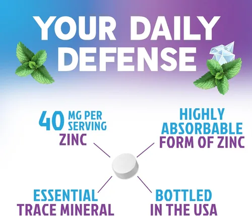 Vista 3 de Suplementos de zinc de 40 mg – 40 mg de zinc es el límite diario superior seguro de los NIH para mujeres y hombres – El mejor suplemento de zinc