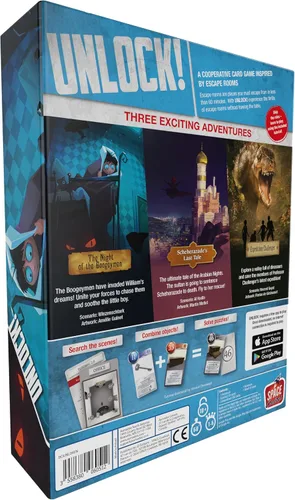 Vista 2 de Juego de cartas de aventuras exóticas – Aventura cooperativa inspirada en la sala de escape, divertido juego familiar para niños y adultos, a partir