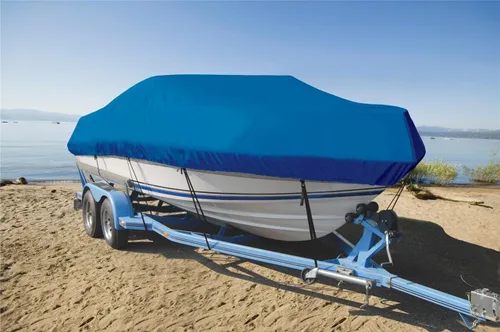 Vista 5 de Funda de barco de gran calidad para Monterey 228 SI BR Montura 2004 2005 2006 color azul