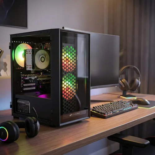 Vista 5 de Escritorio para PC para juegos STGAubron,Core I7,RX 560 4G,32G RAM,512G SSD