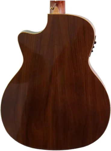Vista 8 de Luna Vista Eagle - Guitarra eléctrica acústica de 12 cuerdas con estuche