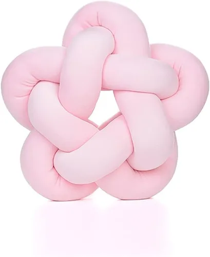 Vista 11 de chislim Bolas de almohada, almohada redonda con nudo hecho a mano, almohadas redondas de felpa decorativas para el hogar, para sofá, dormitorio