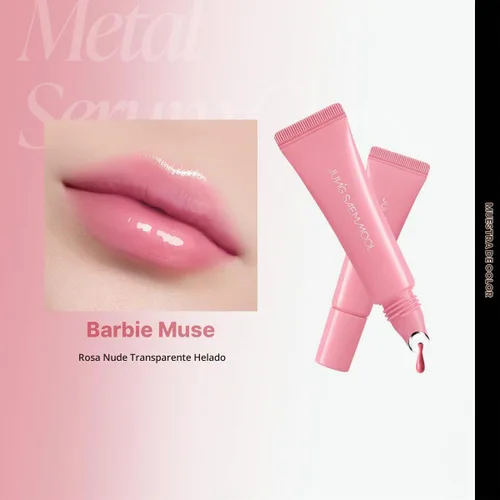 Vista 3 de LIP-PRESSION Metal Serum Gloss Brillo de labios coreano (Barbiemuse)
