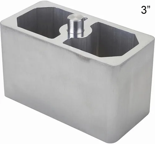 Vista 8 de Bloque de bajada de resorte de hoja de aluminio de 1 pulgada – Universal, versátil para ajuste de altura de manejo, 2.5 pulgadas de ancho x 5