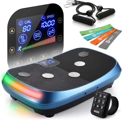 Vista 12 de Lifepro Rumblex 4D Vibration Plate Exercise Machine with 7 Training Modes Negro