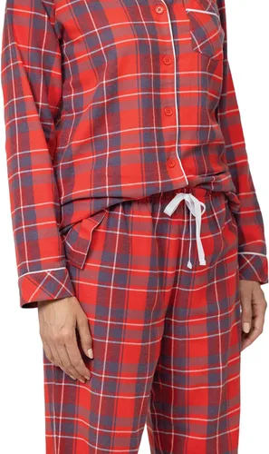 Vista 7 de PajamaGram - Pijamas de invierno para mujer - Pijamas de franela para mujer
