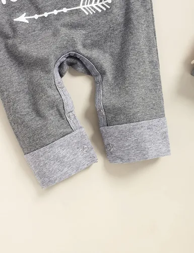 Vista 6 de Ropa de oso para bebé recién nacido mameluco con capucha para niños y bebés overol para otoño e invierno