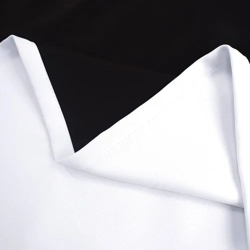Vista 22 de Cortinas opacas para dormitorio con línea negra, 100 % opacas, con aislamiento térmico, cortinas largas para sala de estar, tratamiento de ventanas