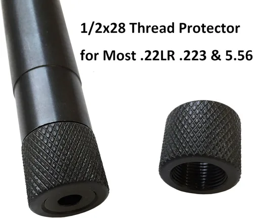 Vista 3 de Protector de rosca 1/2 x 28 para .22LR .223 y 5.56 (paquete de 2)