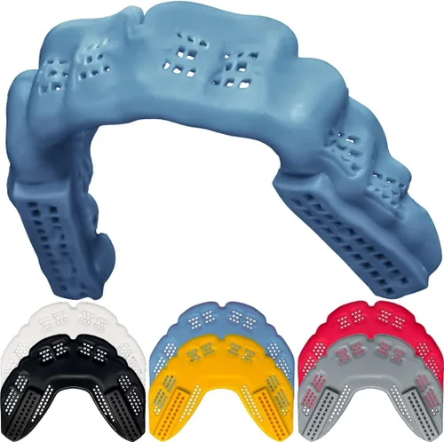 Vista 8 de Bulletproof: ¡El protector bucal más delgado y transpirable del mundo es 3 veces más fuerte! Protector bucal para lucha libre, fútbol, baloncesto