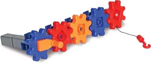 Vista 6 de Learning Resources STEM Explorers Machine Makers - 60 piezas, a partir de 5 años, juguetes Montessori de construcción, actividades de ingeniería
