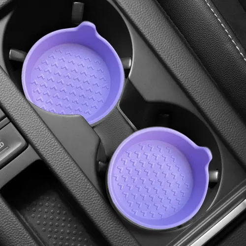 Vista 6 de 4 Paquetes Portavasos de Silicona para Portavasos de Automóvil, Portavasos para Portavasos de Automóvil, Portavasos Universales Extraíbles