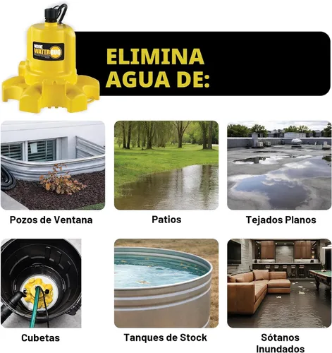 Vista 4 de Bomba sumergible con tecnología multiflujo WAYNE WWB WaterBUG