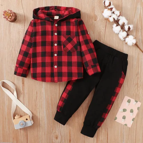 Vista 7 de Conjunto de sudadera con capucha y pantalones de manga larga para bebé niño