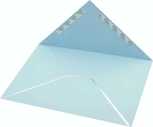 Vista 4 de Sobres A7 – Sobres de correo de lujo con solapa en V para tarjetas de 5 x 7 pulgadas – para bodas, invitaciones, baby shower, fotos, graduación