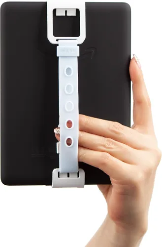 Vista 9 de WiLLBee CLIPON - Correa de silicona suave doble para Kindle, soporte de mano compatible con Kindle Paperwhite (6.8 pulgadas) / Kindle Fire 7