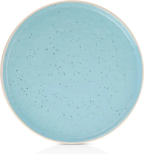 Vista 5 de Stone Lain Elena Stoneware - Juego de vajilla redonda de 16 piezas, color azul, 16 piezas, servicio para 4