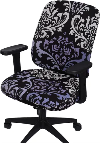Vista 21 de Melaluxe Funda para silla de oficina de computadora, funda universal protectora y elástica para silla giratoria elástica