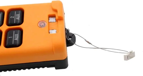 Vista 6 de Transmisor y receptor industriales de control remoto inalámbrico de radio de grúa de elevación de 10 teclas (AC110V)