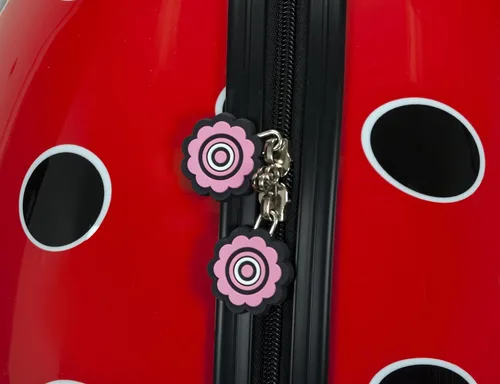 Vista 5 de Rockland - Maleta infantil giratoria con exterior rígido de policarbonato, Ladybug), B02-LADYBUG