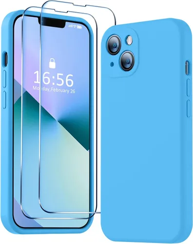 Vista 43 de BossKiss Funda compatible con iPhone 13 Pro, silicona de alta calidad mejorada [protección de cámara] [2 protectores de pantalla]