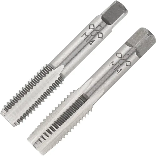 Vista 36 de M2 X 0.4 Mano métrica de grifo, mano derecha M2 X 0.016 in roscado mano grifo 1 par M2 X 0.4 Hand Tap 1Pair, Made of Alloy Tool Steel, Includes a