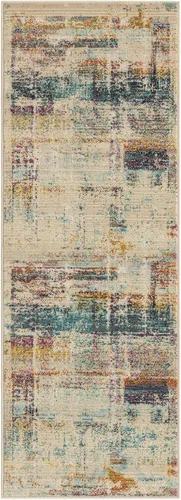 Vista 2 de Rugs - Alfombra Malibu – Alfombra de pasillo múltiple de 6 pies resistente a las manchas – Perfecta para pasillos, entradas y zonas interiores