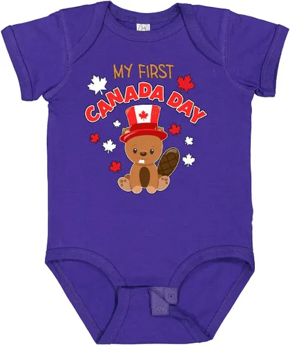 Vista 33 de inktastic My First Canada Day Baby Bodysuit