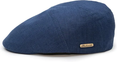 Vista 13 de Sterkowski Ivy Five - Gorra plana de lino 100% natural para hombres y mujeres, súper ligera, 5 paneles sin forro Beige
