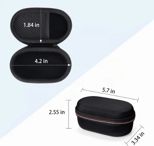 Vista 3 de XANAD Funda para mouse Logitech/Apple/HP/Razer - Compatible con M510/M650/M170/Magic Mouse/Razer Viper V2 Pro Hyperspeed Wireless Gaming - Bolsa