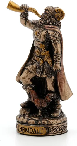 Vista 2 de Veronese Design Figura miniatura de Dioses nórdicos (Heimdall, bronce)