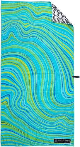 Vista 22 de ECCOSOPHY - Toalla de playa de microfibra a prueba de arena, de secado rápido, ligera, superabsorbente, perfecta para piscina, viajes, crucero y Aa