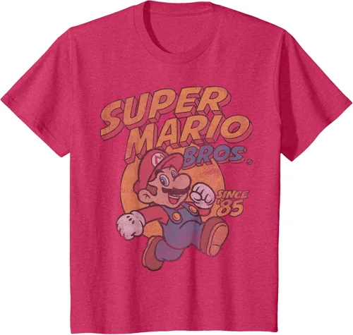 Vista 57 de Super Mario Bros. Desde '85 Camiseta Vintage con Póster' Negro