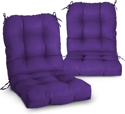 Vista 26 de EAGLE PEAK Cojín Acolchado para Silla de Exterior/Interior para Asiento/Respaldo, Juego de 1, 42'' x 21'', Azul Claro