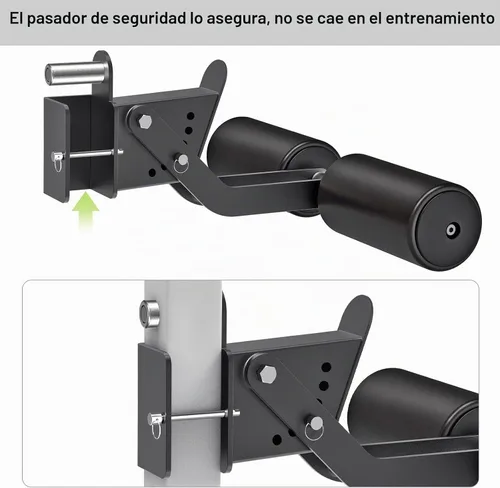 Vista 6 de Nordic Hamstring Curl Attachment for 2"x2" 3"x3" Power Racks
