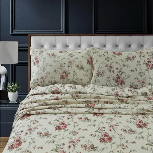 Vista 4 de Tribeca Living Sábanas de franela tamaño individual – Juego de sábanas de franela 100% algodón, 200 GSM, sábanas de franela de bolsillo profundo