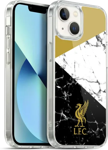 Vista 16 de Oficial LIVERPOOL Football Club 2017/18 Mármol Soft Gel Case para iPhone de Apple 7 Plus/8 PLUS Escudo negro.