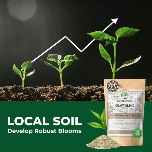 Vista 2 de BuildASoil Fertilizante para huerto de vegetales y alimentos orgánicos para plantas Fertilizante orgánico hecho a mano con 15 ingredientes