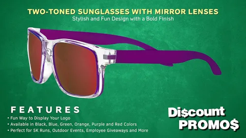 Vista 55 de DISCOUNT PROMOS Gafas de sol con lentes de espejo