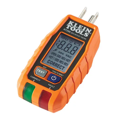 Vista 12 de Klein Tools 69355 Multímetro digital Premium Kit de prueba eléctrica con probador de voltaje sin contacto, probador de receptáculos, cables de prueba