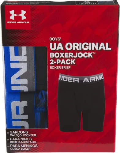 Vista 3 de Under Armour boys Performance Boxer Briefs, Lightweight & Smooth Stretch Fit